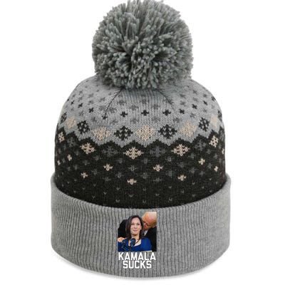 Kamala Harris President Election 2024 Trump Halloween The Baniff Cuffed Pom Beanie