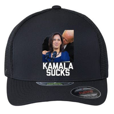 Kamala Harris President Election 2024 Trump Halloween Flexfit Unipanel Trucker Cap