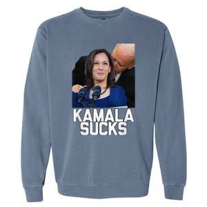 Kamala Harris President Election 2024 Trump Halloween Garment-Dyed Sweatshirt