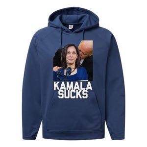 Kamala Harris President Election 2024 Trump Halloween Performance Fleece Hoodie