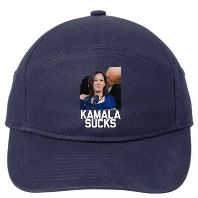 Kamala Harris President Election 2024 Trump Halloween 7-Panel Snapback Hat