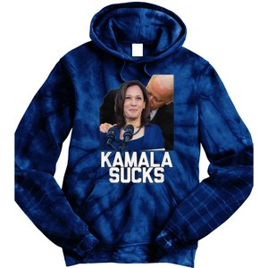 Kamala Harris President Election 2024 Trump Halloween Tie Dye Hoodie