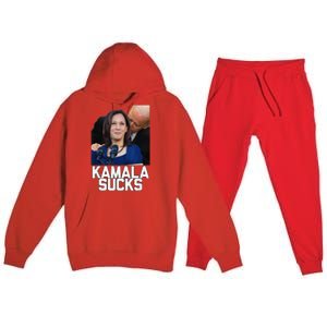 Kamala Harris President Election 2024 Trump Halloween Premium Hooded Sweatsuit Set