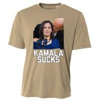 Kamala Harris President Election 2024 Trump Halloween Cooling Performance Crew T-Shirt