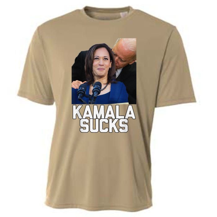 Kamala Harris President Election 2024 Trump Halloween Cooling Performance Crew T-Shirt