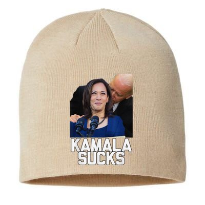 Kamala Harris President Election 2024 Trump Halloween Sustainable Beanie