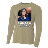 Kamala Harris President Election 2024 Trump Halloween Cooling Performance Long Sleeve Crew