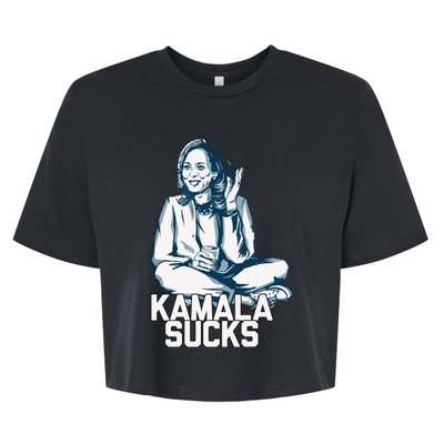 Kamala Harris President Election 2024 Trump Halloween Bella+Canvas Jersey Crop Tee