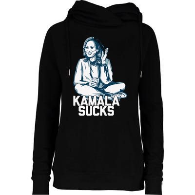 Kamala Harris President Election 2024 Trump Halloween Womens Funnel Neck Pullover Hood