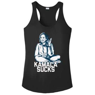 Kamala Harris President Election 2024 Trump Halloween Ladies PosiCharge Competitor Racerback Tank