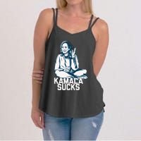 Kamala Harris President Election 2024 Trump Halloween Women's Strappy Tank