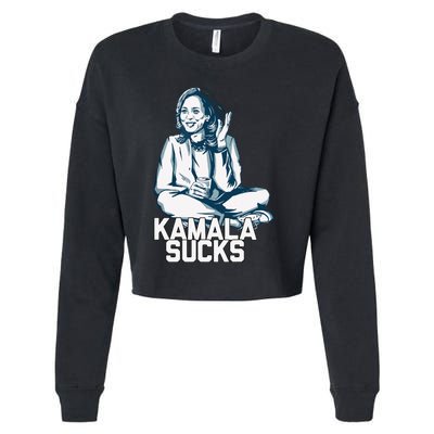 Kamala Harris President Election 2024 Trump Halloween Cropped Pullover Crew