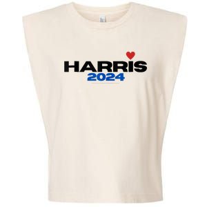 Kamala Harris President 2024 Garment-Dyed Women's Muscle Tee