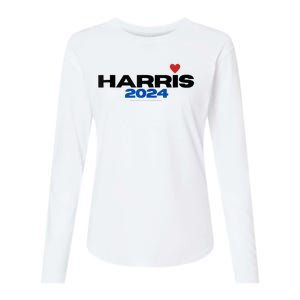 Kamala Harris President 2024 Womens Cotton Relaxed Long Sleeve T-Shirt