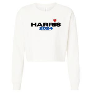 Kamala Harris President 2024 Cropped Pullover Crew