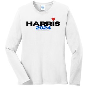 Kamala Harris President 2024 Ladies Long Sleeve Shirt