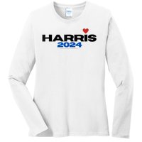 Kamala Harris President 2024 Ladies Long Sleeve Shirt