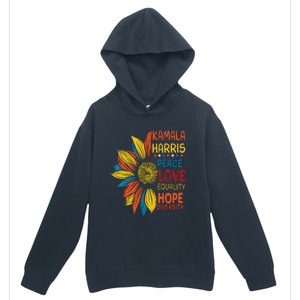 Kamala Harris Peace Love Equality Hope Diversity Urban Pullover Hoodie