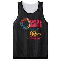 Kamala Harris Peace Love Equality Hope Diversity Mesh Reversible Basketball Jersey Tank