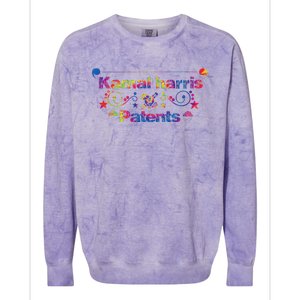 Kamal Harris Patents Tie Dye Harris Waltz Colorblast Crewneck Sweatshirt