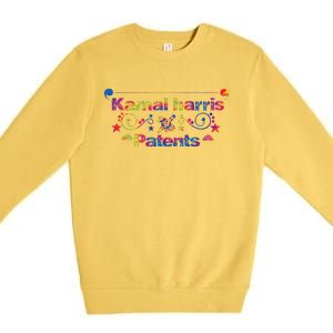 Kamal Harris Patents Tie Dye Harris Waltz Premium Crewneck Sweatshirt