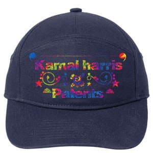 Kamal Harris Patents Tie Dye Harris Waltz 7-Panel Snapback Hat