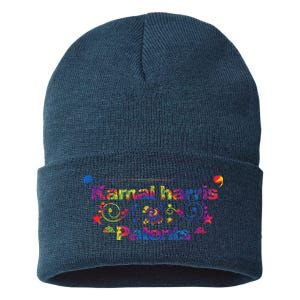 Kamal Harris Patents Tie Dye Harris Waltz Sustainable Knit Beanie