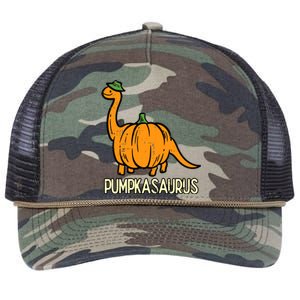 Kids Halloween Pumpkin Dino Pumpasaurus Costume Retro Rope Trucker Hat Cap