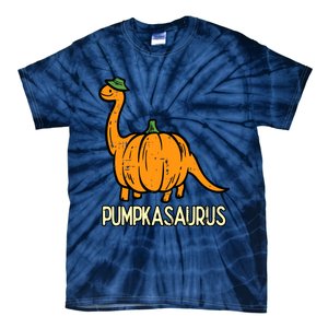 Kids Halloween Pumpkin Dino Pumpasaurus Costume Tie-Dye T-Shirt