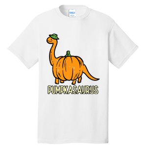 Kids Halloween Pumpkin Dino Pumpasaurus Costume Tall T-Shirt