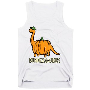 Kids Halloween Pumpkin Dino Pumpasaurus Costume Tank Top