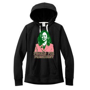 Kamala Harris Presidential Run For President Women's Fleece Hoodie