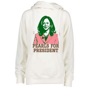 Kamala Harris Presidential Run For President Womens Funnel Neck Pullover Hood