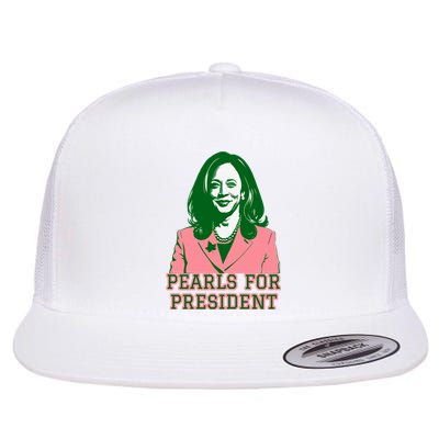 Kamala Harris Presidential Run For President Flat Bill Trucker Hat