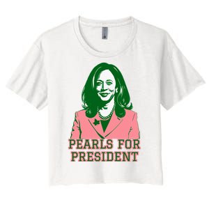 Kamala Harris Presidential Run For President Women's Crop Top Tee