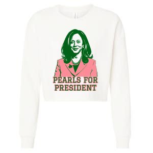 Kamala Harris Presidential Run For President Cropped Pullover Crew