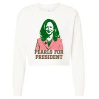 Kamala Harris Presidential Run For President Cropped Pullover Crew