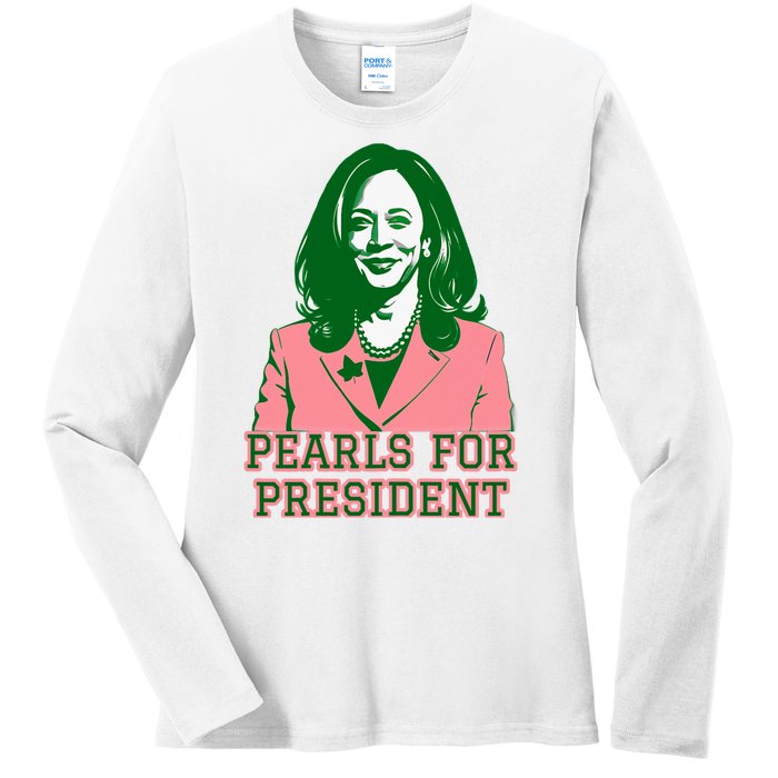 Kamala Harris Presidential Run For President Ladies Long Sleeve Shirt