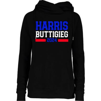 Kamala Harris Pete Buttigieg 2024 Usa President Womens Funnel Neck Pullover Hood