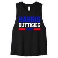 Kamala Harris Pete Buttigieg 2024 Usa President Women's Racerback Cropped Tank