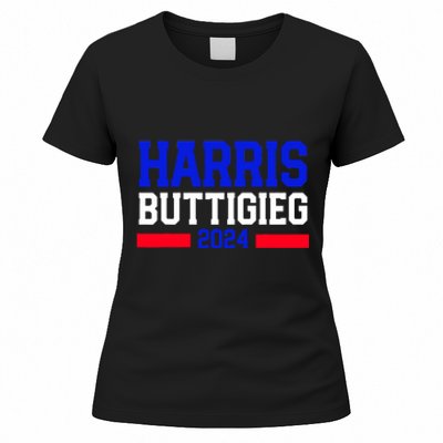 Kamala Harris Pete Buttigieg 2024 Usa President Women's T-Shirt