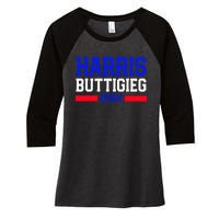 Kamala Harris Pete Buttigieg 2024 Usa President Women's Tri-Blend 3/4-Sleeve Raglan Shirt