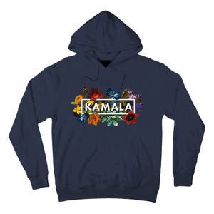 Kamala Harris Pretty Floral Flowers Harris 2024 Tall Hoodie