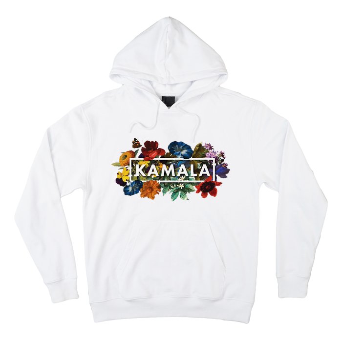 Kamala Harris Pretty Floral Flowers Harris 2024 Hoodie