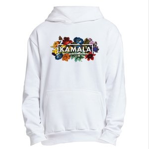 Kamala Harris Pretty Floral Flowers Harris 2024 Urban Pullover Hoodie