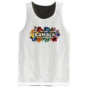 Kamala Harris Pretty Floral Flowers Harris 2024 Mesh Reversible Basketball Jersey Tank