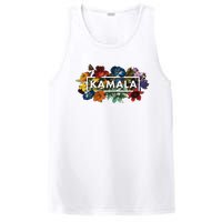 Kamala Harris Pretty Floral Flowers Harris 2024 PosiCharge Competitor Tank