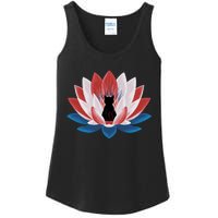 Kamala Harris President Campaign Lotus Childless Cat Lady Ladies Essential Tank