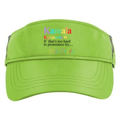 Kamala Harris Pronunciation Madam President Adult Drive Performance Visor