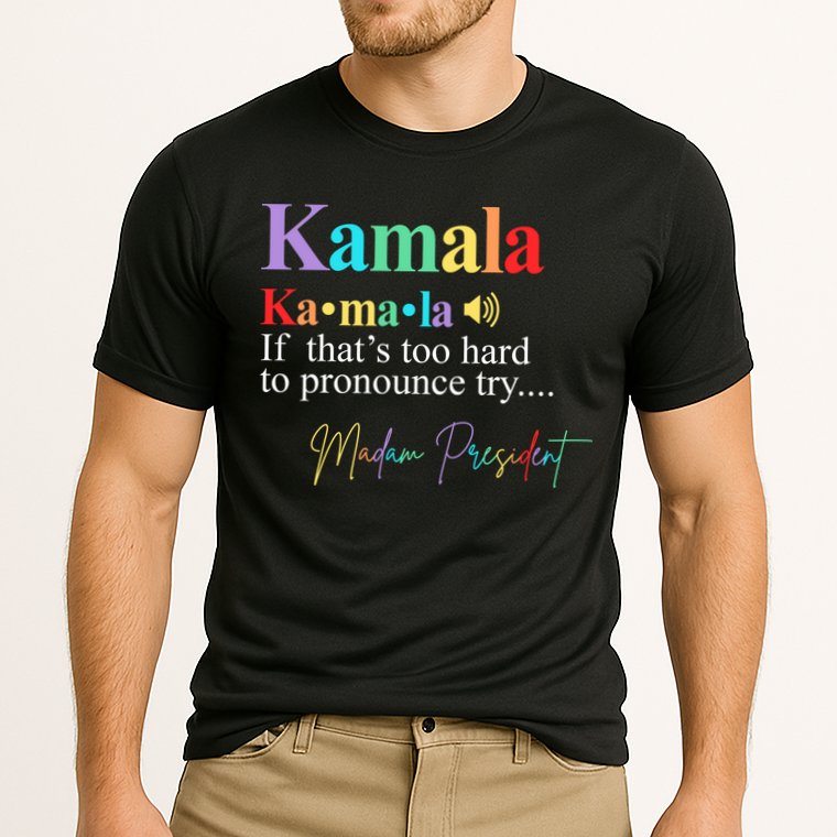 Kamala Harris Pronunciation Madam President Cooling Performance Crew T-Shirt